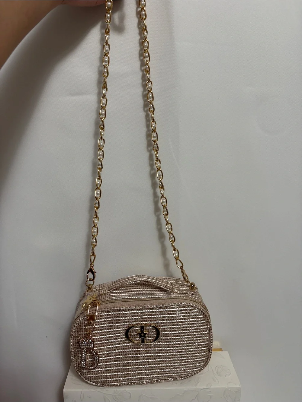 Dior Gold Pouch in Clear Women's Handbag - Picture 7 of 11